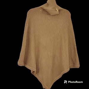 Michael KORS WOMEN'S Zippered SWEATER PANCHO NWT